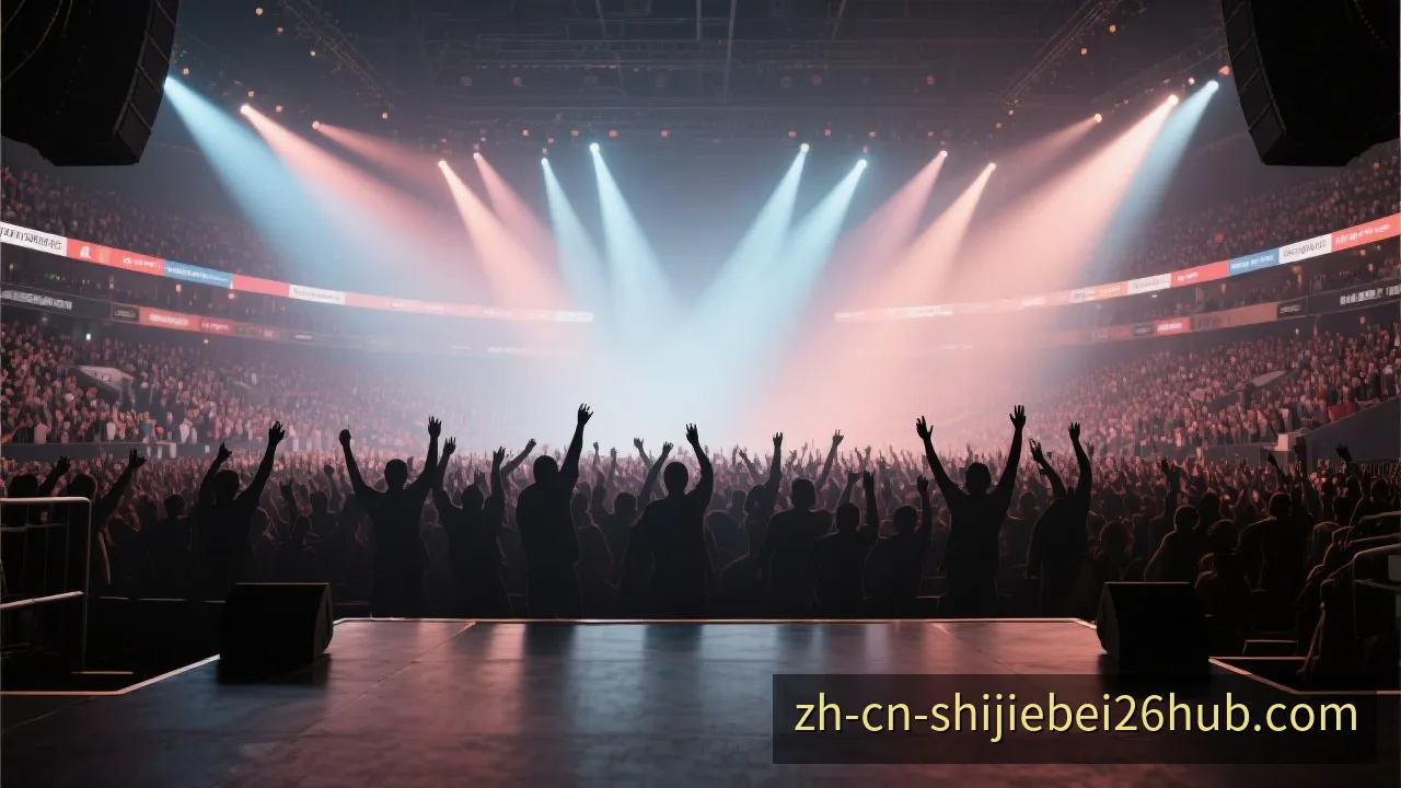 电竞比赛舞台与观众席的局部画面