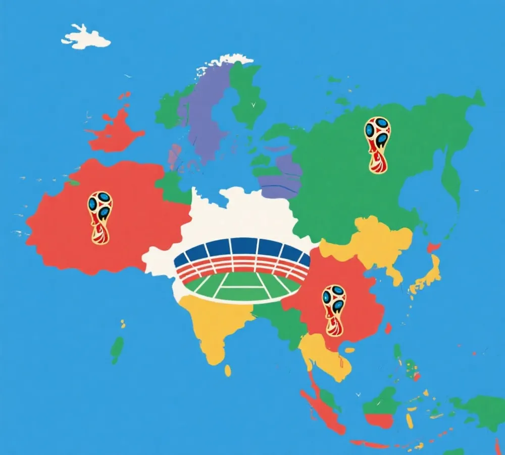 联合举办地示意图